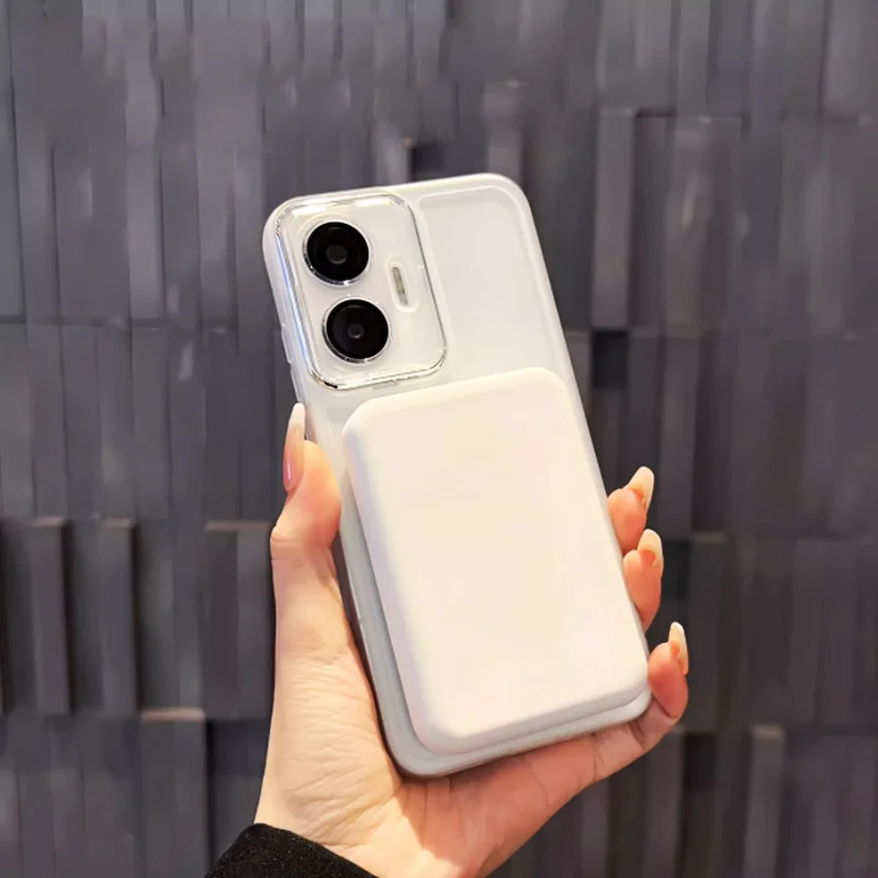 Luxury Magnetic Silicone Shockproof Clear Soft Phone Case