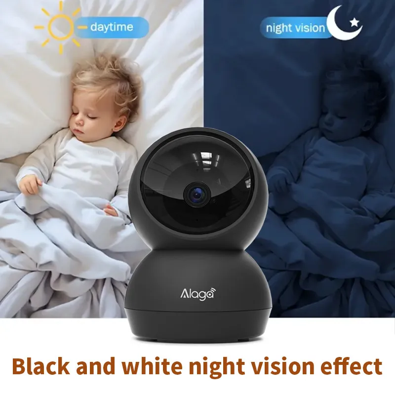 2K 3MP HD Indoor Home Smart Security Camera for Baby/Elder/Pet/Nanny,With Real-time APP Alert,2-Way Audio,Human body detection 5