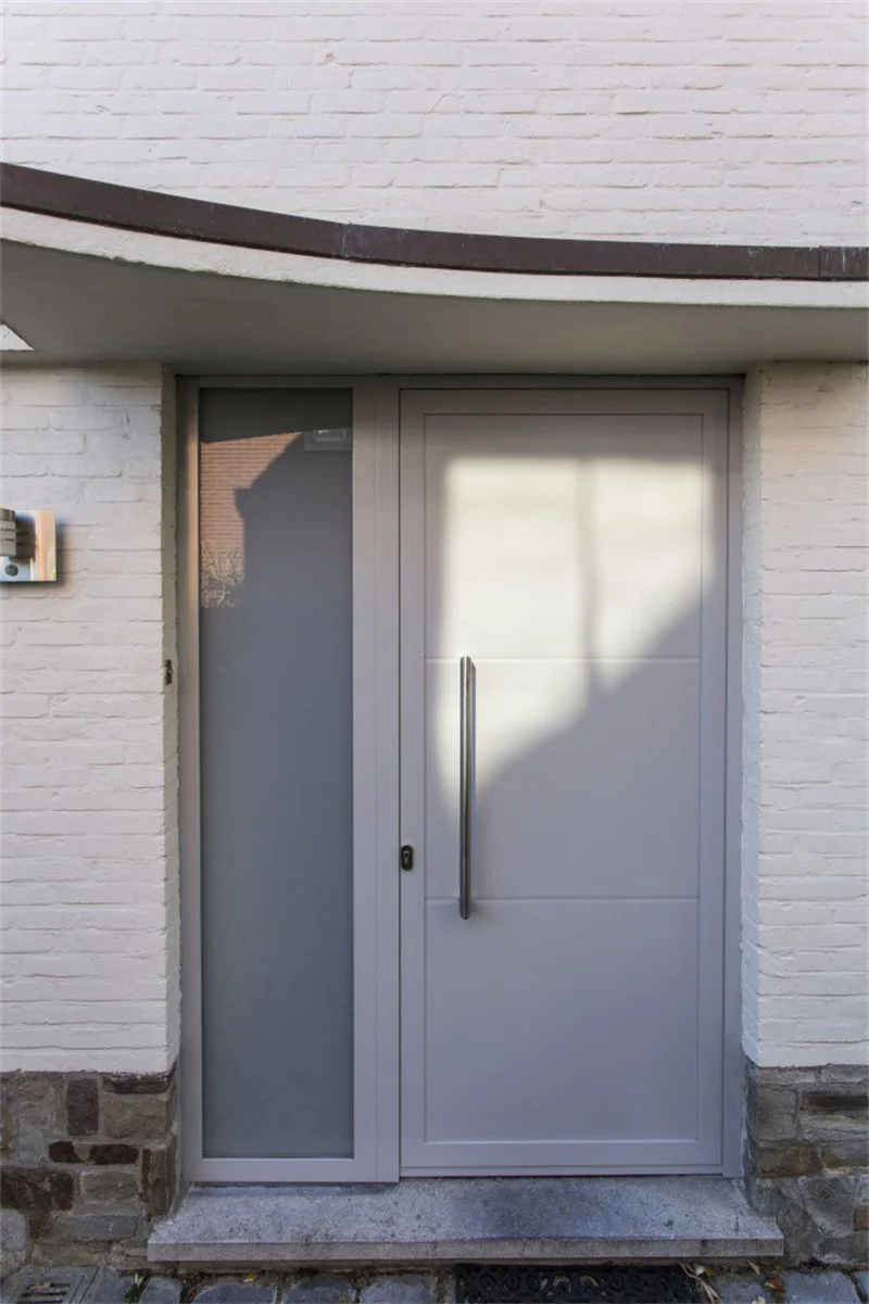 Sixinalu Modern Design Front Door Residential Custom-Made Entrance Door Thermal Break Aluminum Profile Interior House Doors
