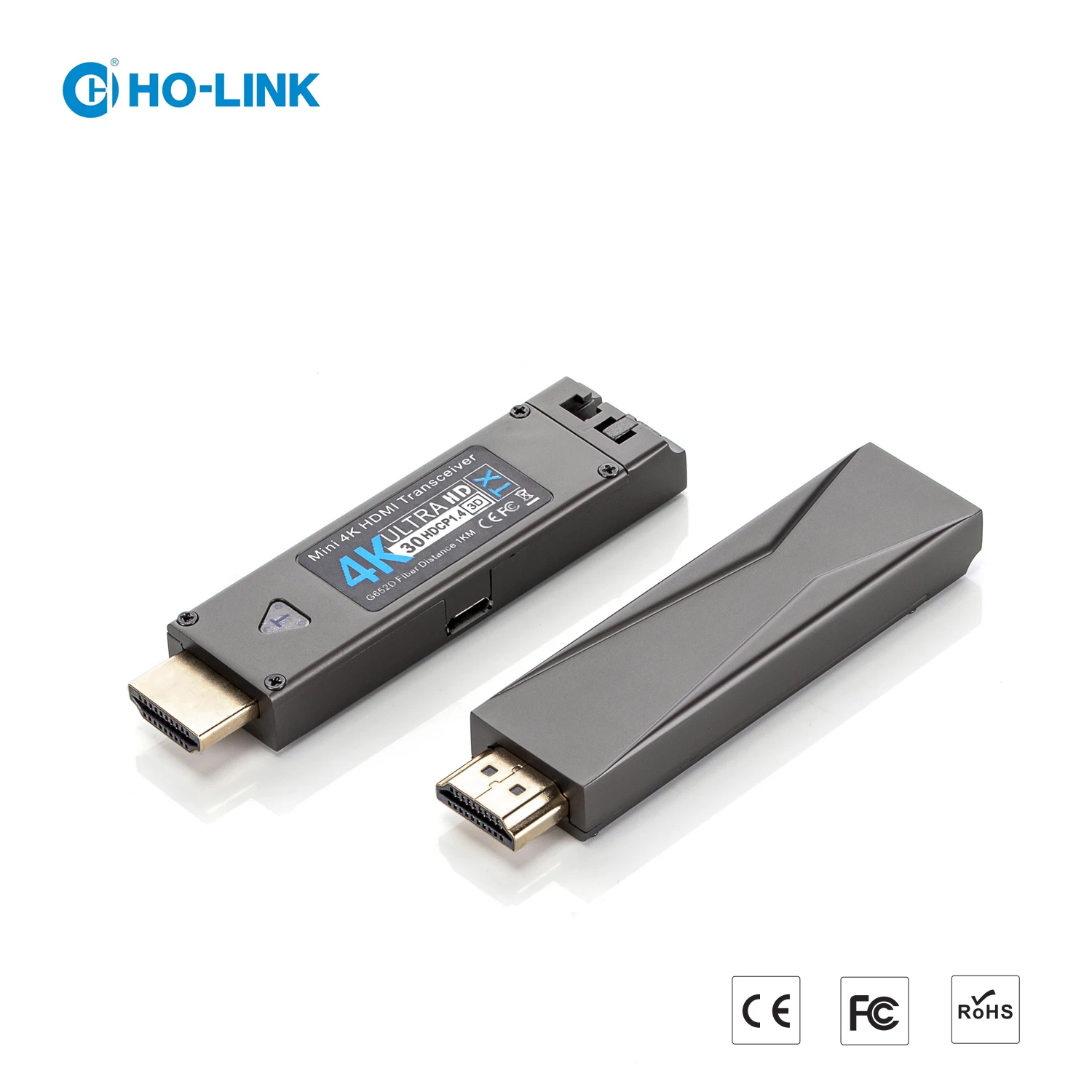 HL-H14L-4K30 High Quality mini 4k@30hz video over fiber converter mini pal to ntsc secam tv video multi media tv system converter switcher composite connection adapter