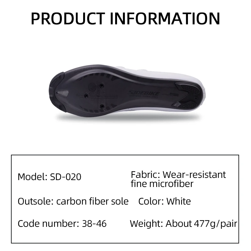 Men's Cycling Sneaker MTB Road Bike Shoes Carbon Fiber Sole Breathable Racing