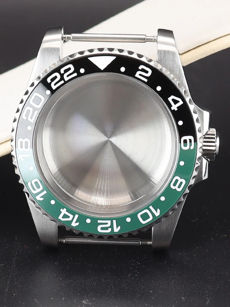 Premium 40mm Waterproof Watch Case with Ceramic Bezel Insert
