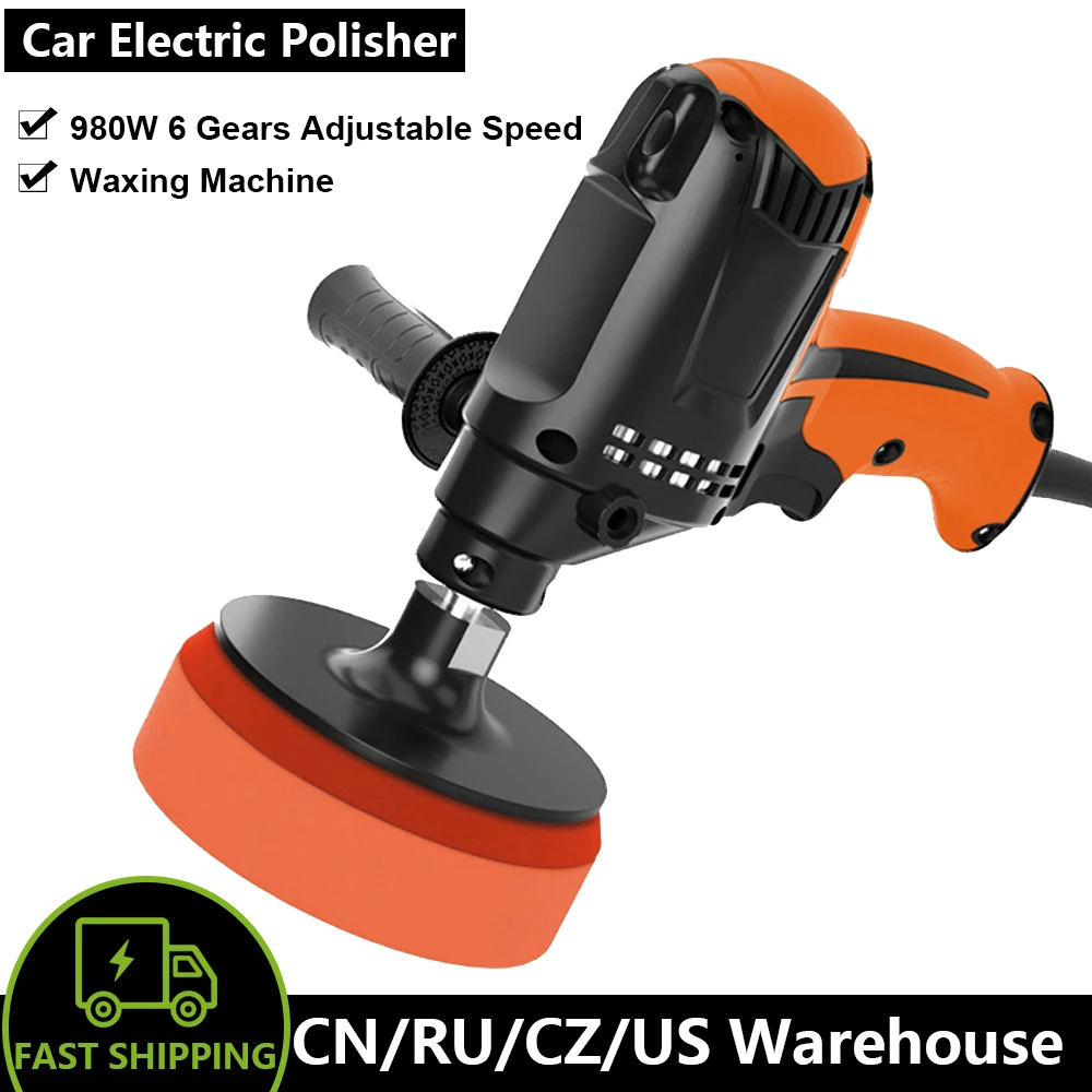 1580W 220V Car Polishing Machine Adjustable Speed Electric Polisher Waxing  Machine Automobile Furniture Polishing Tool Sander - AliExpress