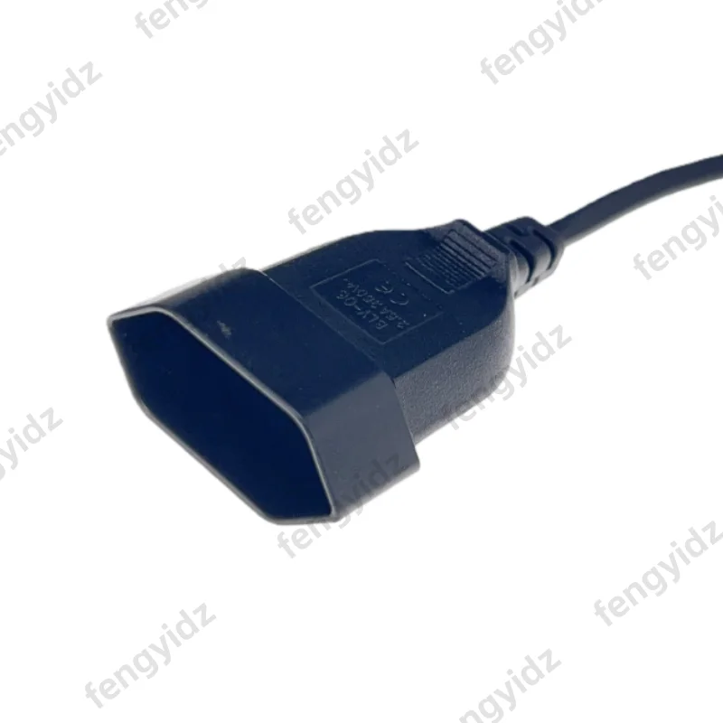1PCS EU 전원 어댑터 코드, 90도 각도 유럽형 2핀 남성-여성 플러그 전원 케이블 UPS PDU 0.3M/0.6M