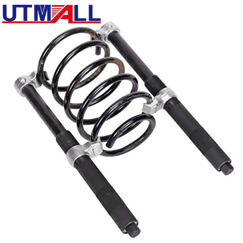 2pc Twin Hook Coil Spring Compressor Tool Heavy Duty 280mm Removal Install Tool