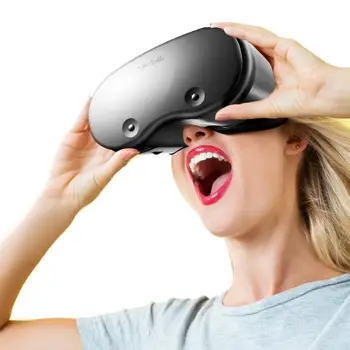 2021 w nowym stylu VR okulary tylko telefon komórkowy 3D Virtual Reality kask magiczne lustro Blueray inteligentny prezent pełnoekranowe okulary wizualne tanie i dobre opinie centechia Brak NONE CN (pochodzenie) Lornetka Z efektem imersji Red blue vrgpro x7 5-7-inch smart phones 58-75mm 53 3mm