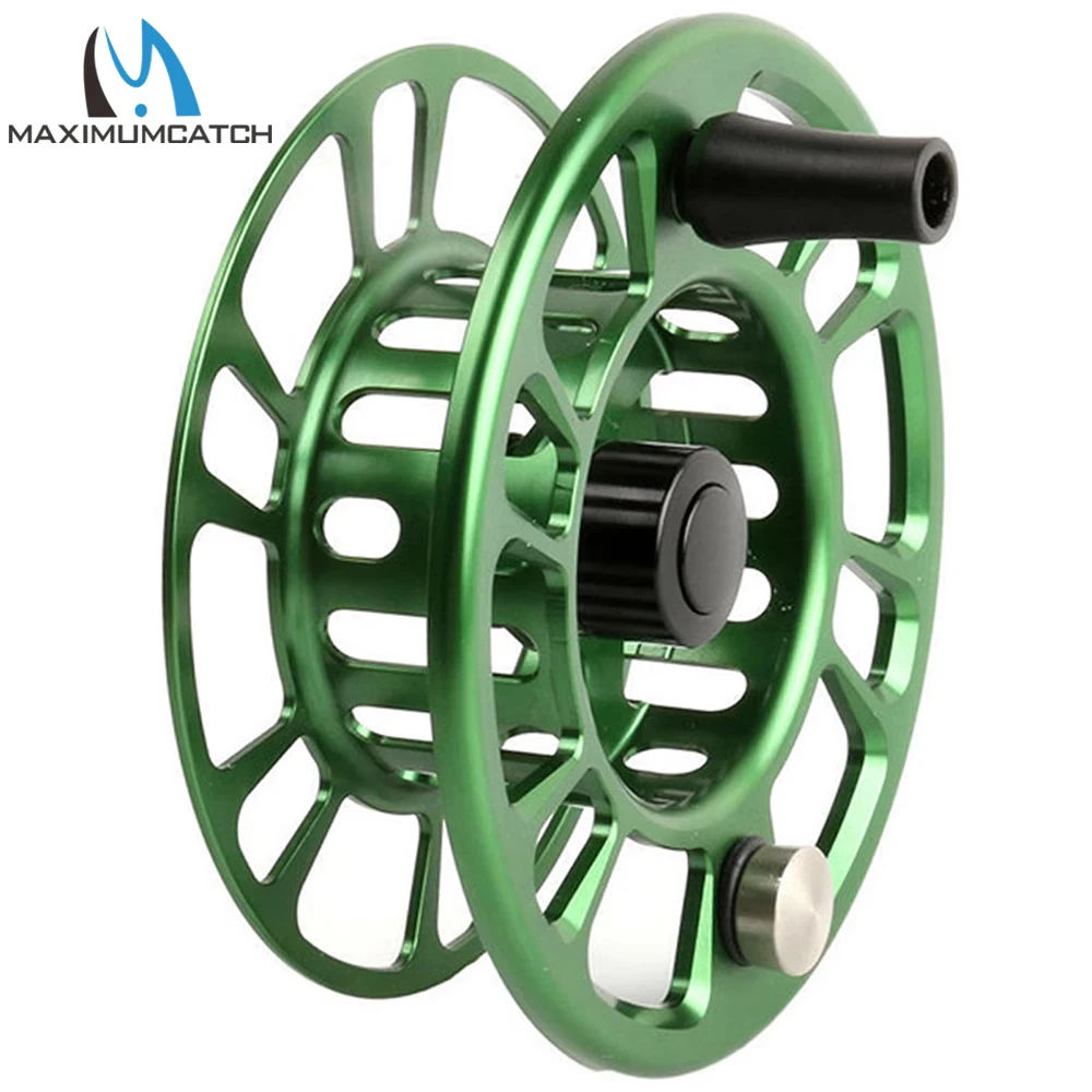MAXCATCH NZ 플라이 낚시 릴 3-8WT CNC 가공 알루미늄 대형 아버 부드러운 드랙 경량 민물 릴 (송어, 연어용)
