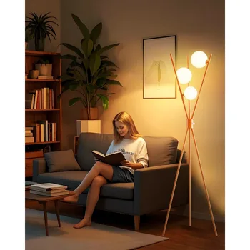 Dimmable Tripod Floor Lamp 1