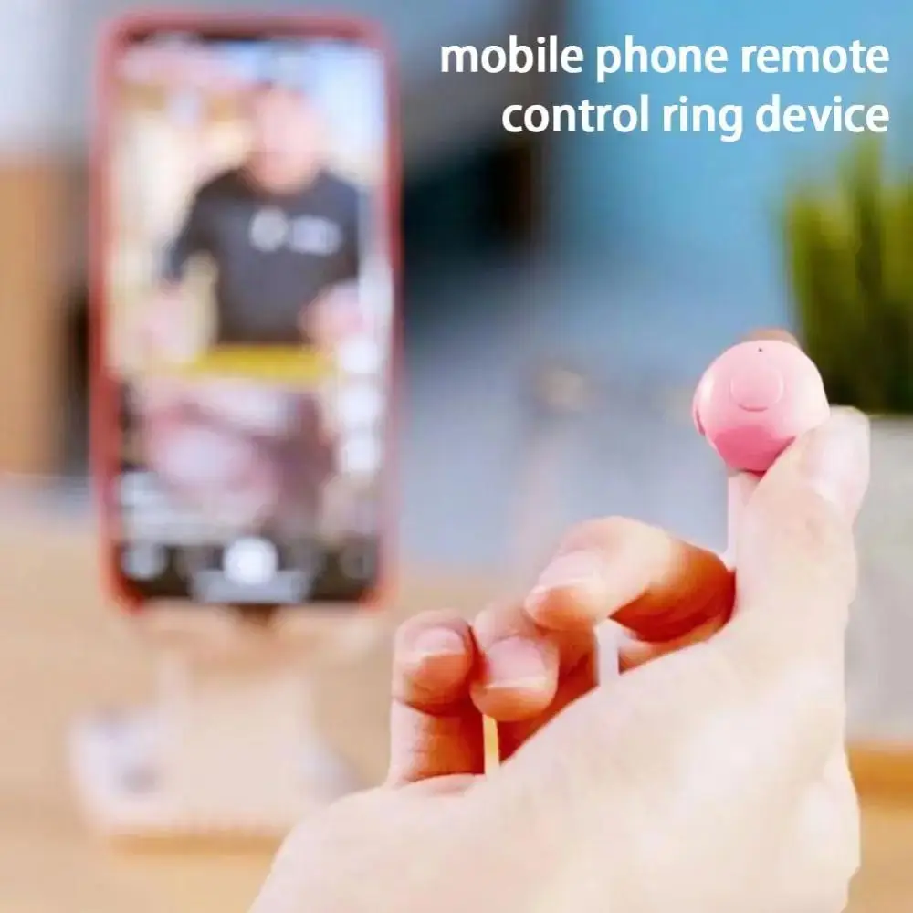 Bluetooth-compatible Phone Remote Control Browsing Device Page Flipping Ring Fingertip Video Controller Automatic Wireless