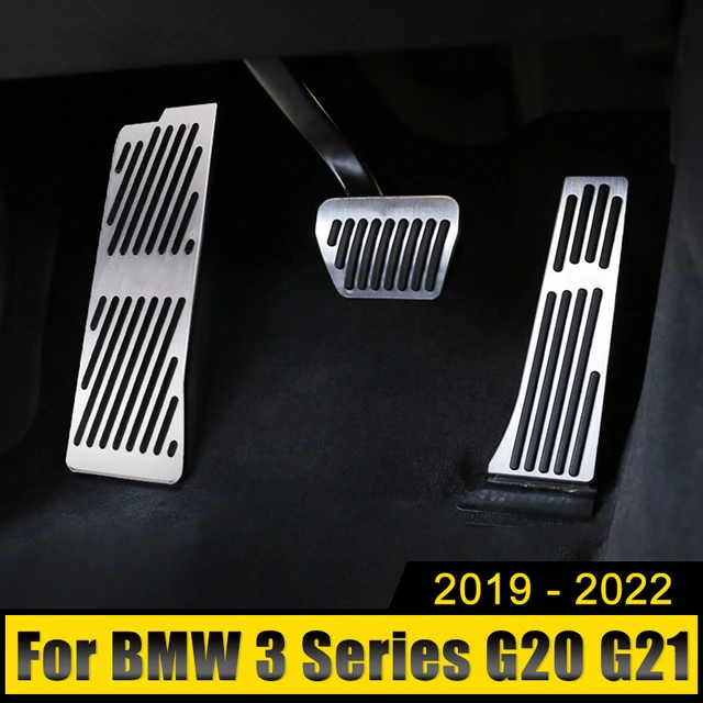 Auto Gaspedal Kraftstoff Bremspedal Fußstütze Pedale Platte Abdeckung  Anti-Rutsch-Pads für Bmw 3er G20 G21 2020 Zubehör