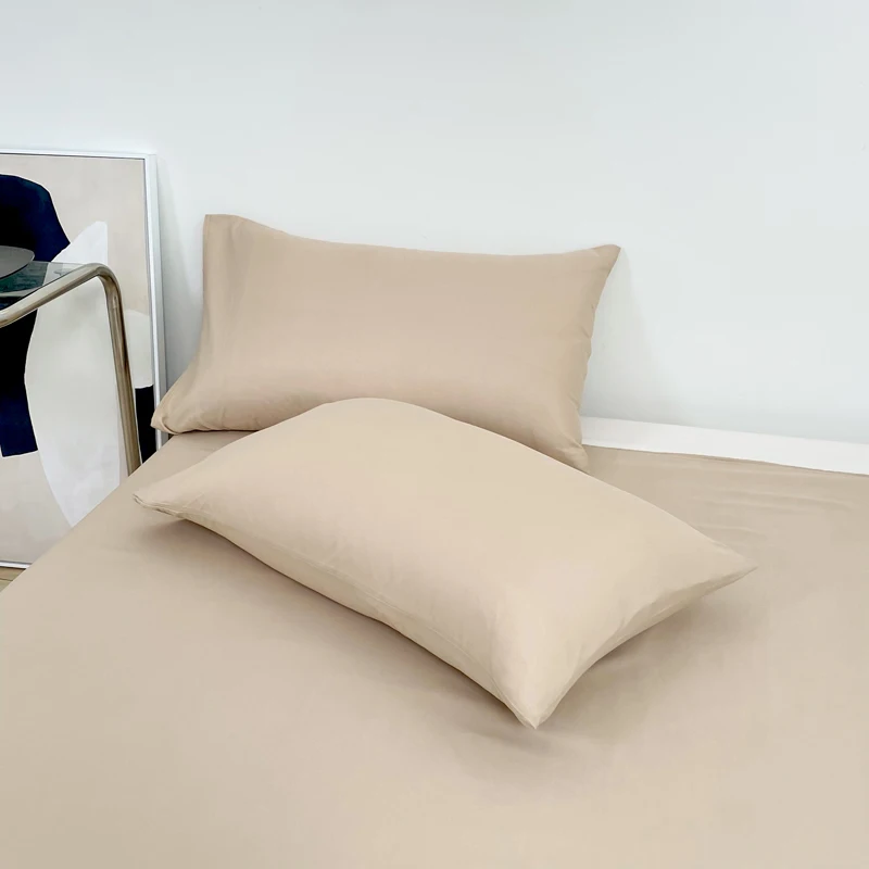 Bedding Set Bedding Sets Single Double Bed Hotel Home Duvet Cover Sets Skin Friendly Fabric Solid Color King Size Quilt Cover