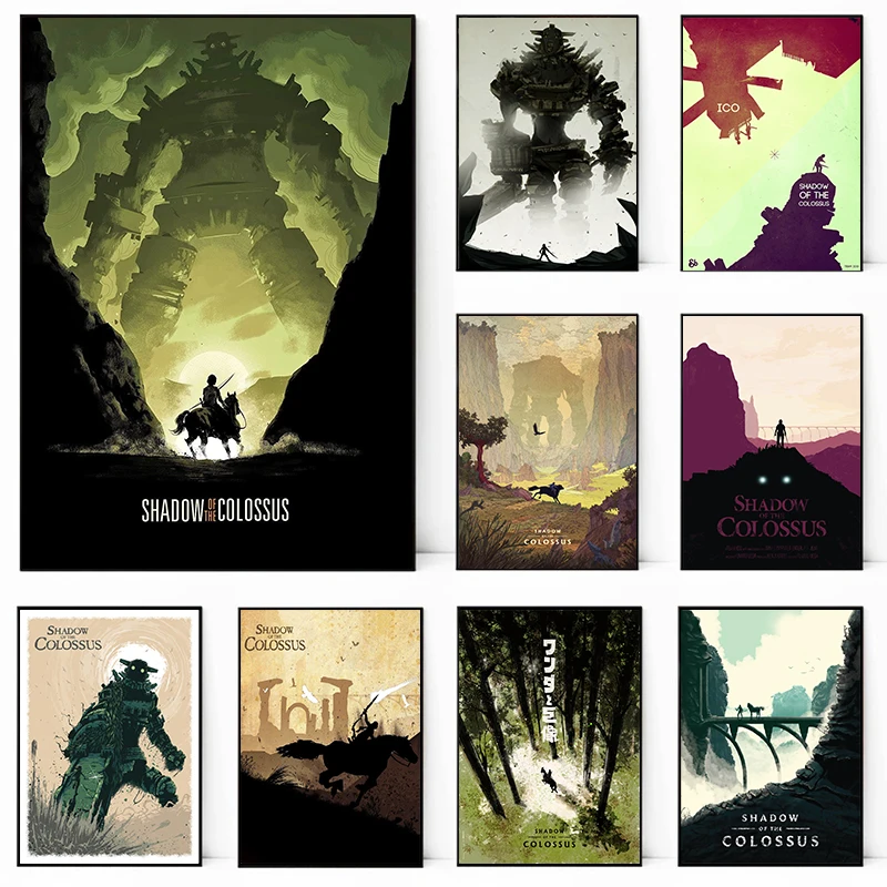 ワンダと巨像 ポスター Cook ＆ Becker Video Game Art, Concept Art