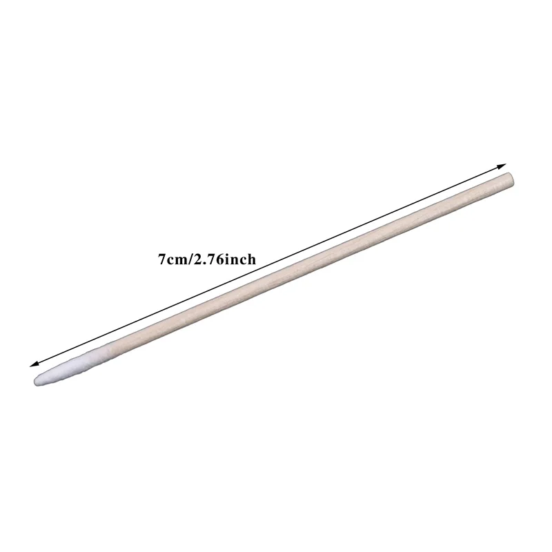 Pointy Tip Cotton Swab for Manicure Nail Art Tool Wooden Tip Stick Long 100/300pcs Tip Semi Permanent Embroidered Cotton Swabs 5