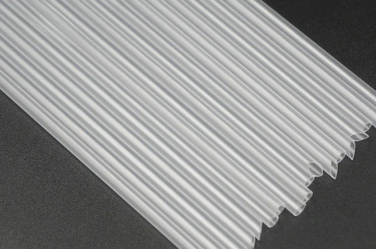 Description Picture 4 of item100 /200 PC disposable straws 15cm color white transparent soy milk juice yogurt pointed hard straw Disposable Kitchenware