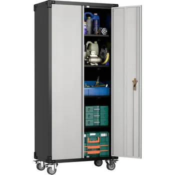 Garage Storage Cabinet with Wheels,72 1
