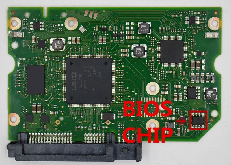 Placa de Circuito Impresso St33000651as Seagb Ate 100611023 Rev b a para Seagate 3.5 Sata Hdd Recuperação de Dados - Imagem 3