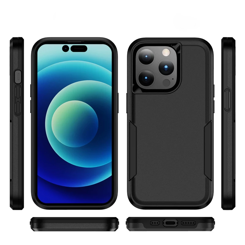 Bananq Custodia per telefono con ricarica wireless per iPhone 15 14 13 Mini 12 11 Pro Max 8 7 6 Plus X XS XR SE2 SE3 Armatura antiurto_voghion.com