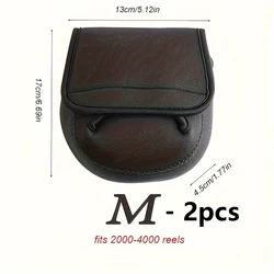 Spinning Fishing Reel Neoprene Protective Case Cover (M-2pcs)