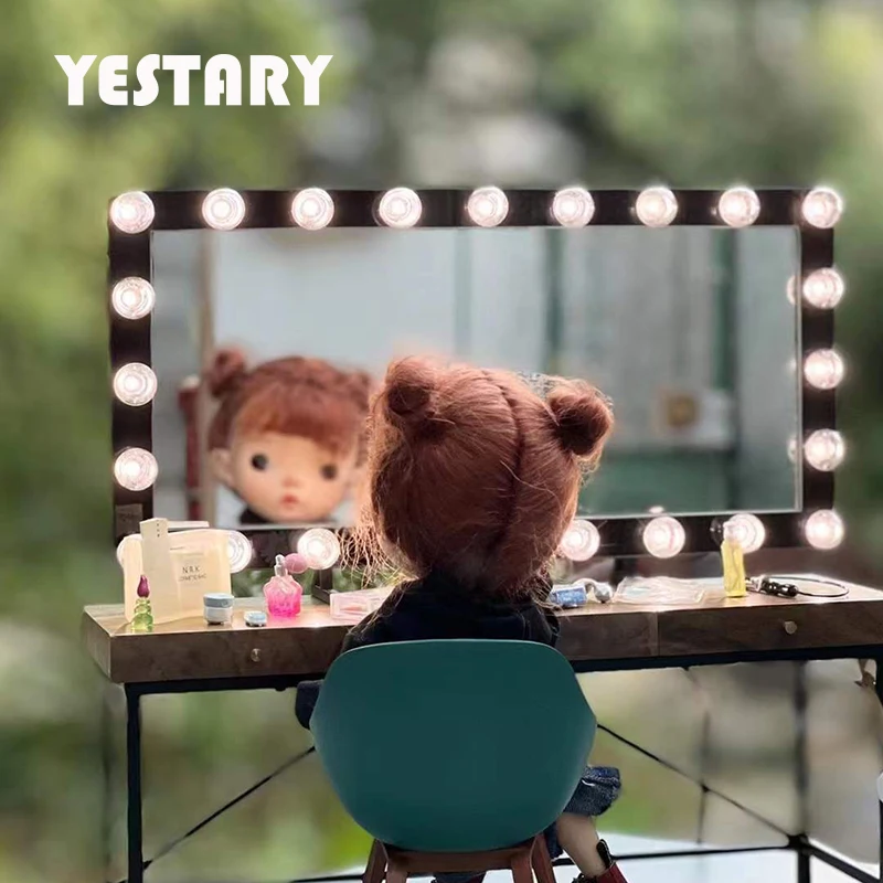 

YESTARY 1/6 Bjd кукольная мебель Obitsu 11 игрушек зеркало под раковину аксессуары для кукол игрушки модный мини кукольный домик мебель светящееся зеркало