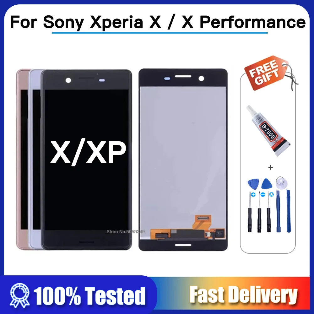 

For SONY Xperia X F5121 F5122 LCD Display + Touch Screen Digitizer For SONY XPERIA XP X Performance F8131 F8132 Display screen