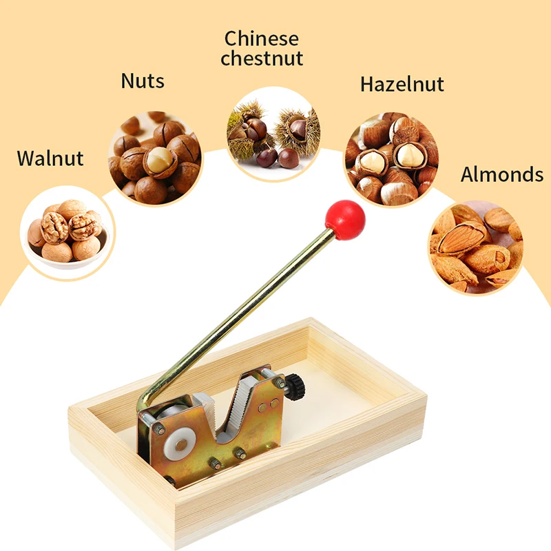 Stainless Steel Pecan Nut Cracker Opener Tool