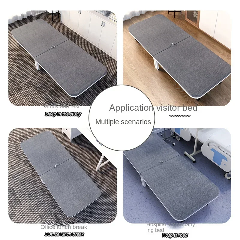Lunch Break Folding Bed Single Person Office Marching Two Fold