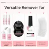 Nail Glue Remover for Press on Nails, 50ML Nail Glue Remover for UV Nail Glue, Non acetone Gentle Glue Off for False Nails Glue 3