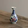 Jingdezhen Antique Underglazed Blue And White Porcelain Hand-painted Mini Water Vase Kungfu Tea Table Household Decorations 6