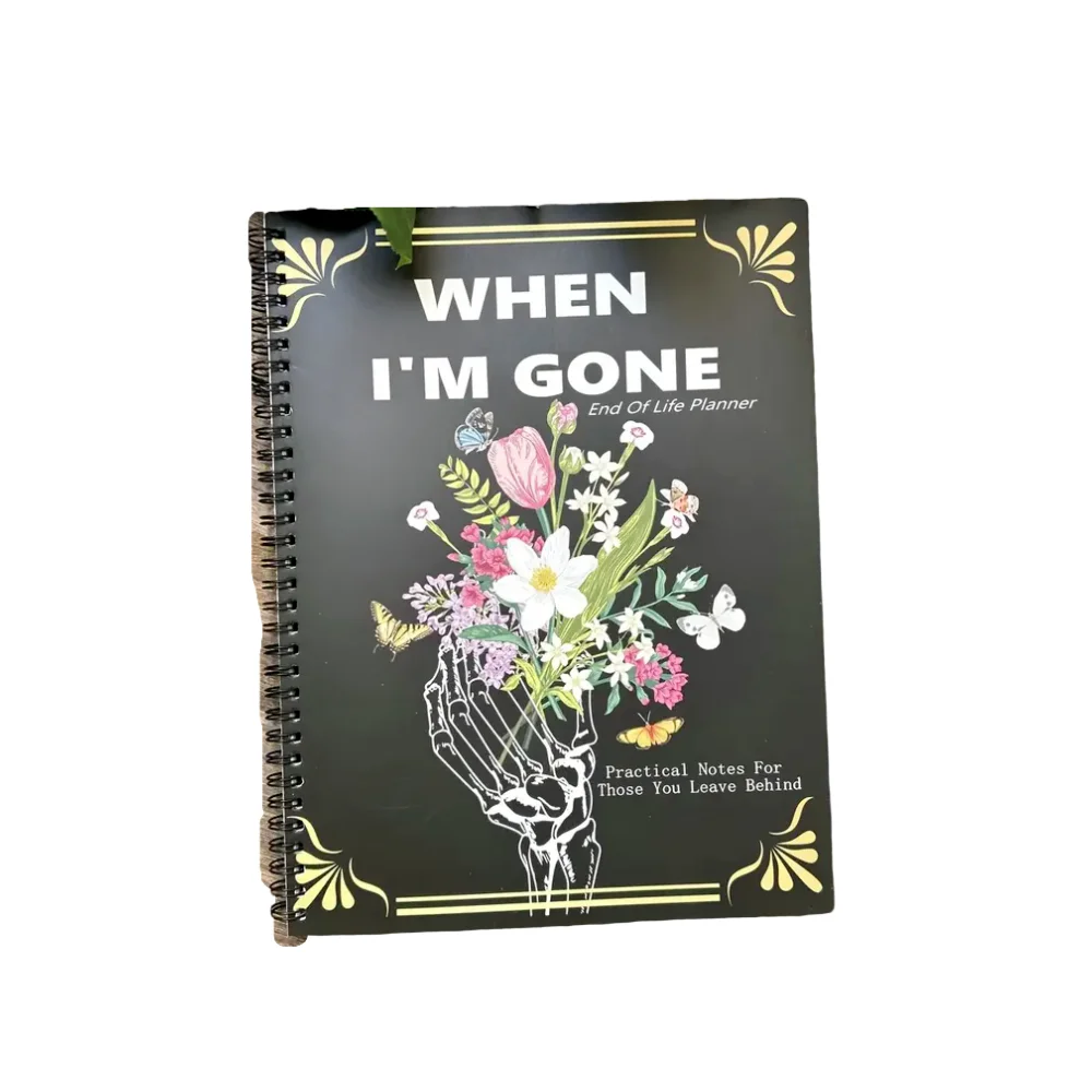 End life planner When I am Gone Book End of Life Planner A Simple Death Organizer To Everything Your Loved Ones Need to Know in Case You Die