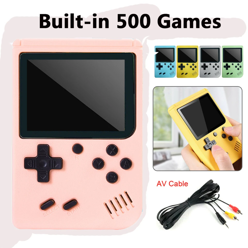 Console di gioco portatile retro con 500 classici giochi arcade_voghion.com