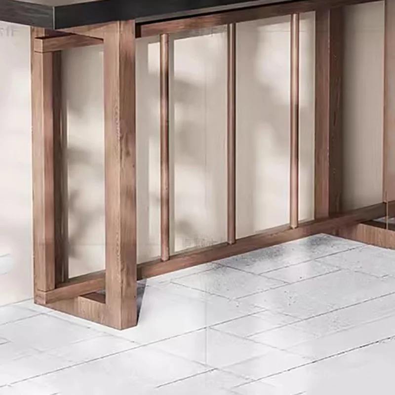 Tavolo Console Creativo e Accogliente, Elegante Tavolo Moderno per Ingresso, Stile Nordico, Arredamento per Soggiorno - immagine 3
