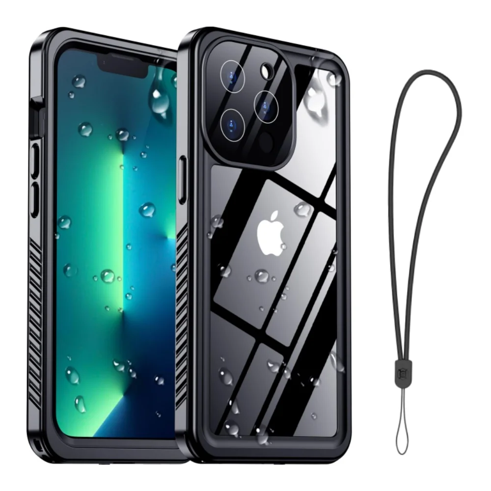 Enhanced Waterproof Phone Case - 360 Full Coverage Shockproof Dustproof IP68