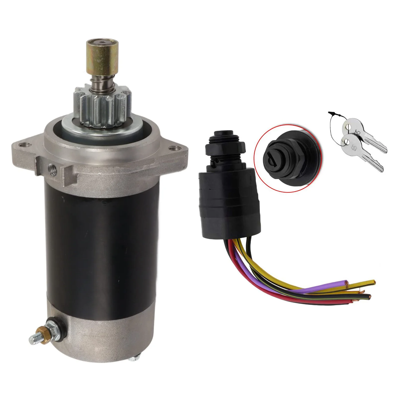 

50-814980M 50-96359M 50-97693M Starter Motor for Mercury Marine 25HP 30HP 40HP Boat Motor Outboard Engine