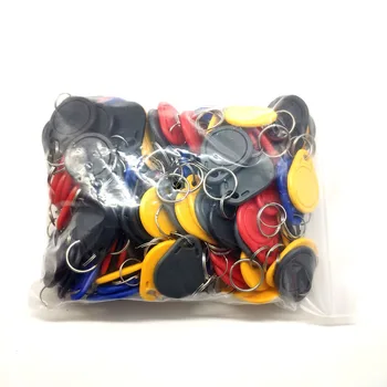 50pcs UID Block 0 Rewritable Writable 13.56MHz RFID Tag Key Fob Clone Card Tags Copy Cards Keychain Keyfob 1