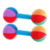 2PCS Grasp Training Dumbbell 0-1 Year Old Baby Auditory Perception Training Chewable Sand Hammer Rattle Toy 1