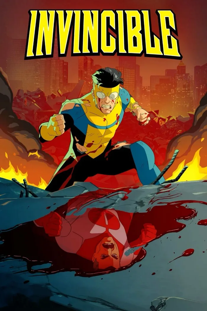 Invincible Series Anime Poster Print - Cartoon Canvas Art for Home Wall Decor, Living Room & Bedroom