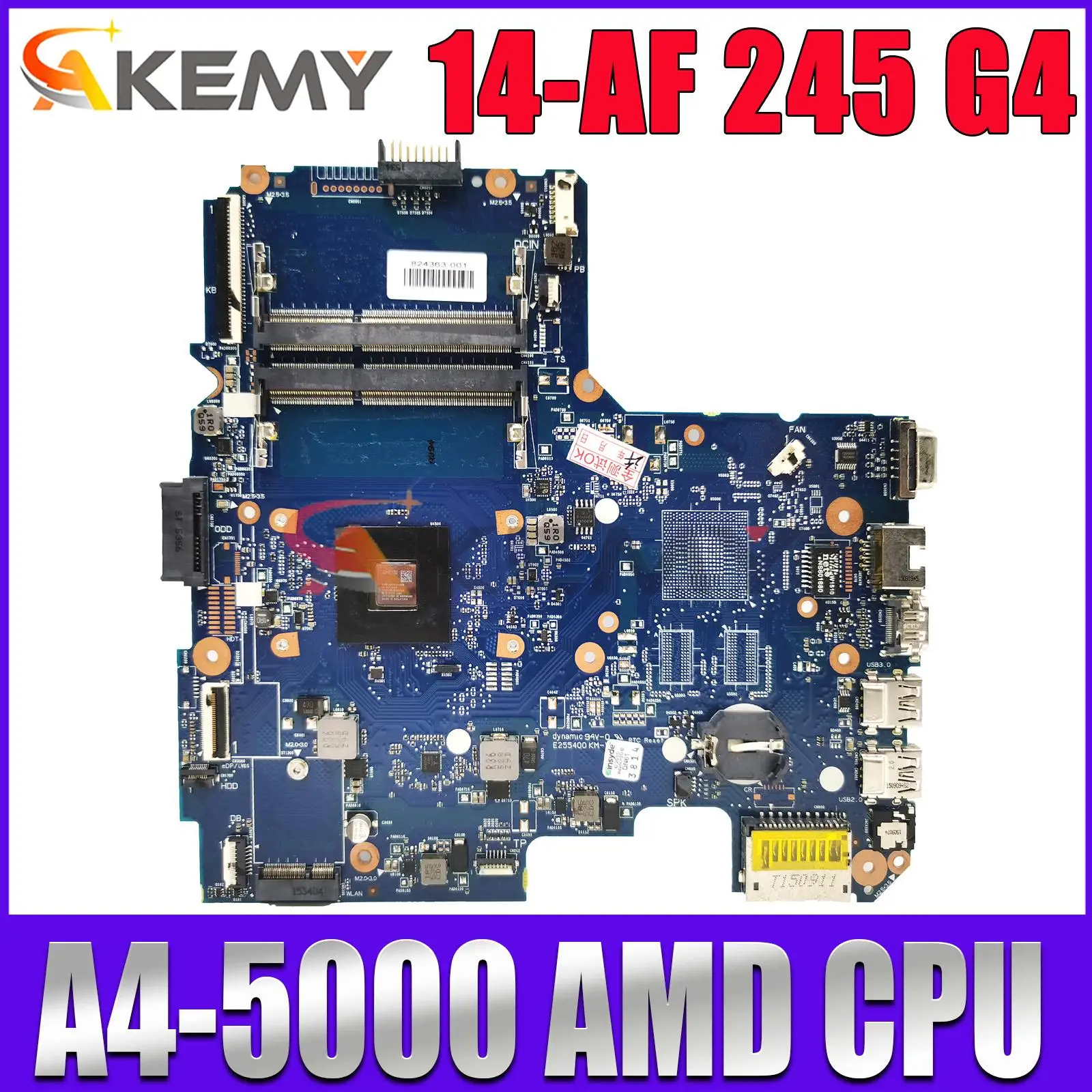 

Материнская плата для ноутбука HP 15. 0 G4 G5 DDR3 6050A2731601
