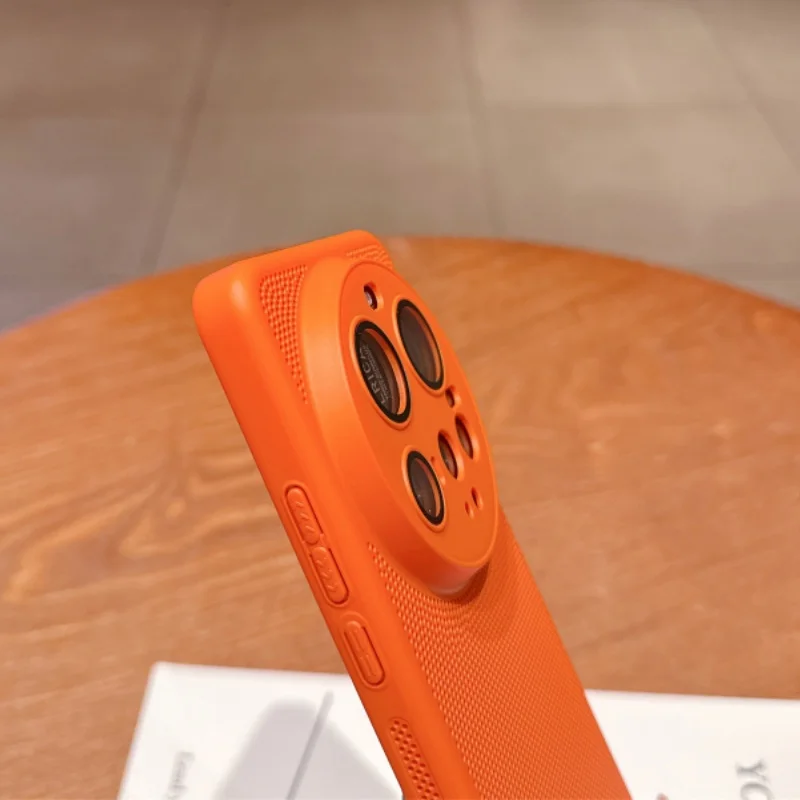 Luxury Ultra-Thin Matte Cooling Case with Heat Dissipation Grid and Breathable Mesh Cover