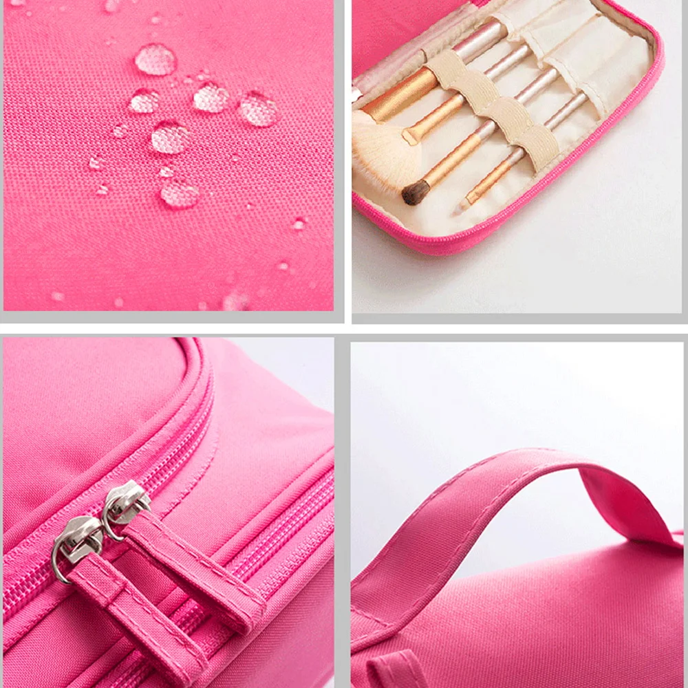 Women Makeup Bags Portable Make Up Pouch Hanging Bathroom Hook Package Travel Outdoors Fashion Cosmetic Bag Toiletries Organizer