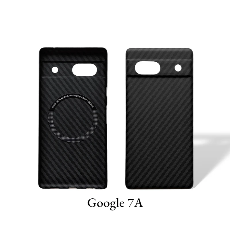 

Business ultra-thin Carbon Fiber Shell for Google Pixel7A Pixel8 Pixel8Pro with Magnetic Charging Function Anti-fingerprint Case