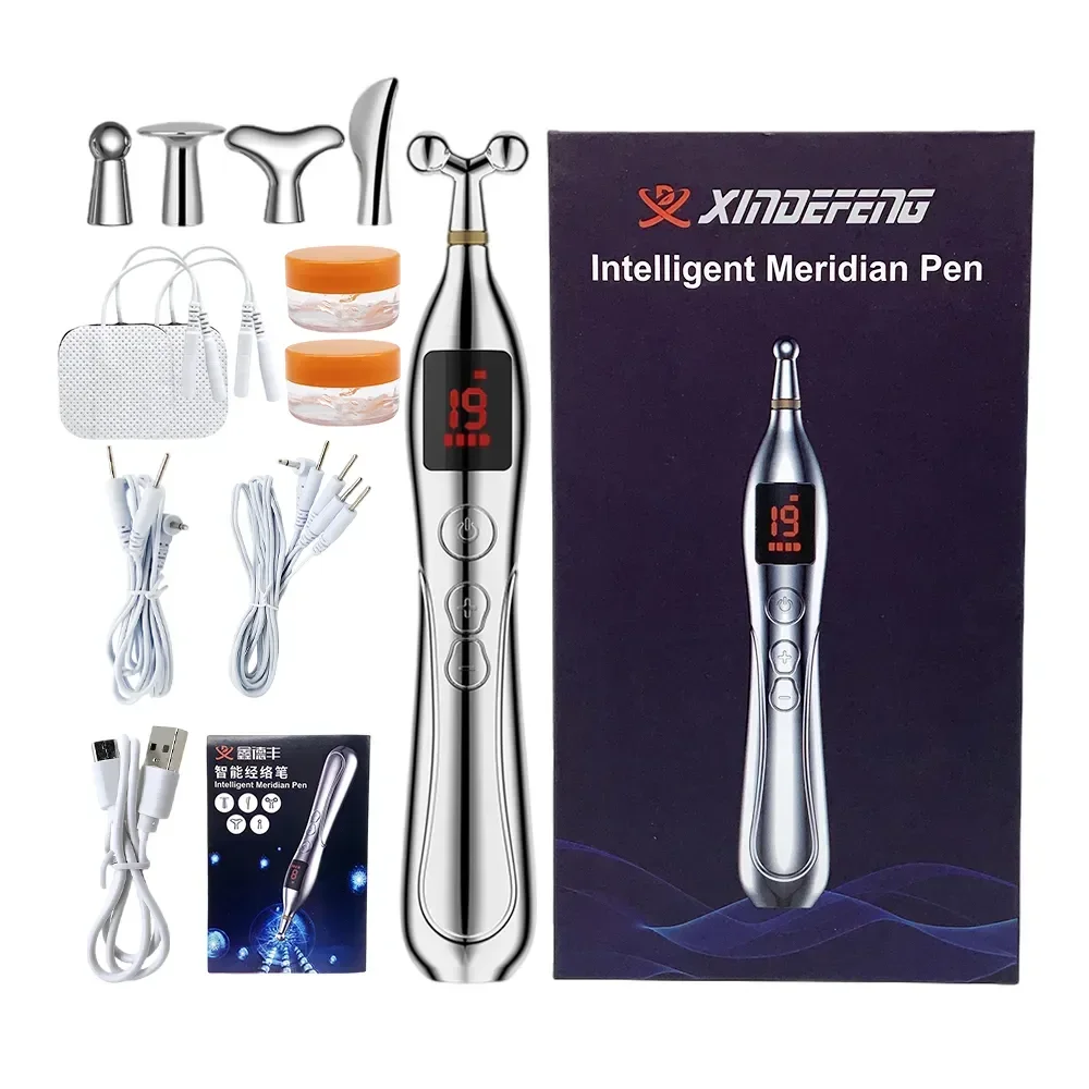 

Electronic Acupuncture Massage Pen Neck Back Body Foot Massager ABS Trainer Electrical Muscle Stimulation Tens Unit Relaxation