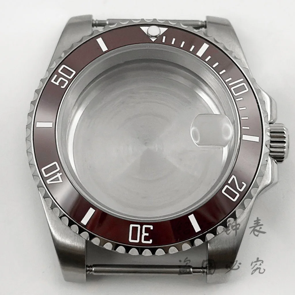 Deep Blue Bezel 40MM Diver Watch Case with Waterproof Sapphire Crystal