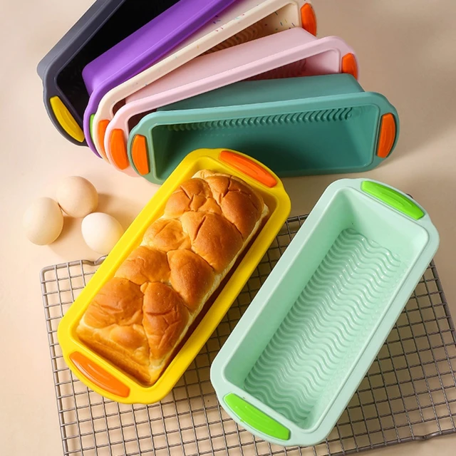 Bread Mold Silicone Rectangle Loaf Pan Nonstick home made Baking