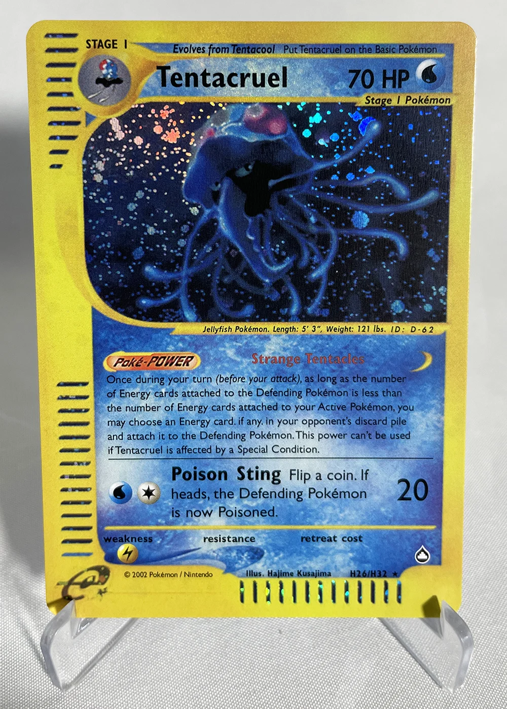 Ptcg F Pokemon Single Cards 1st Edition E-card Aquapolis (aq) Skyridge (sk)  Foil Cards Ninetales Classic Game Collection Proxy - Game Collection Cards  - AliExpress