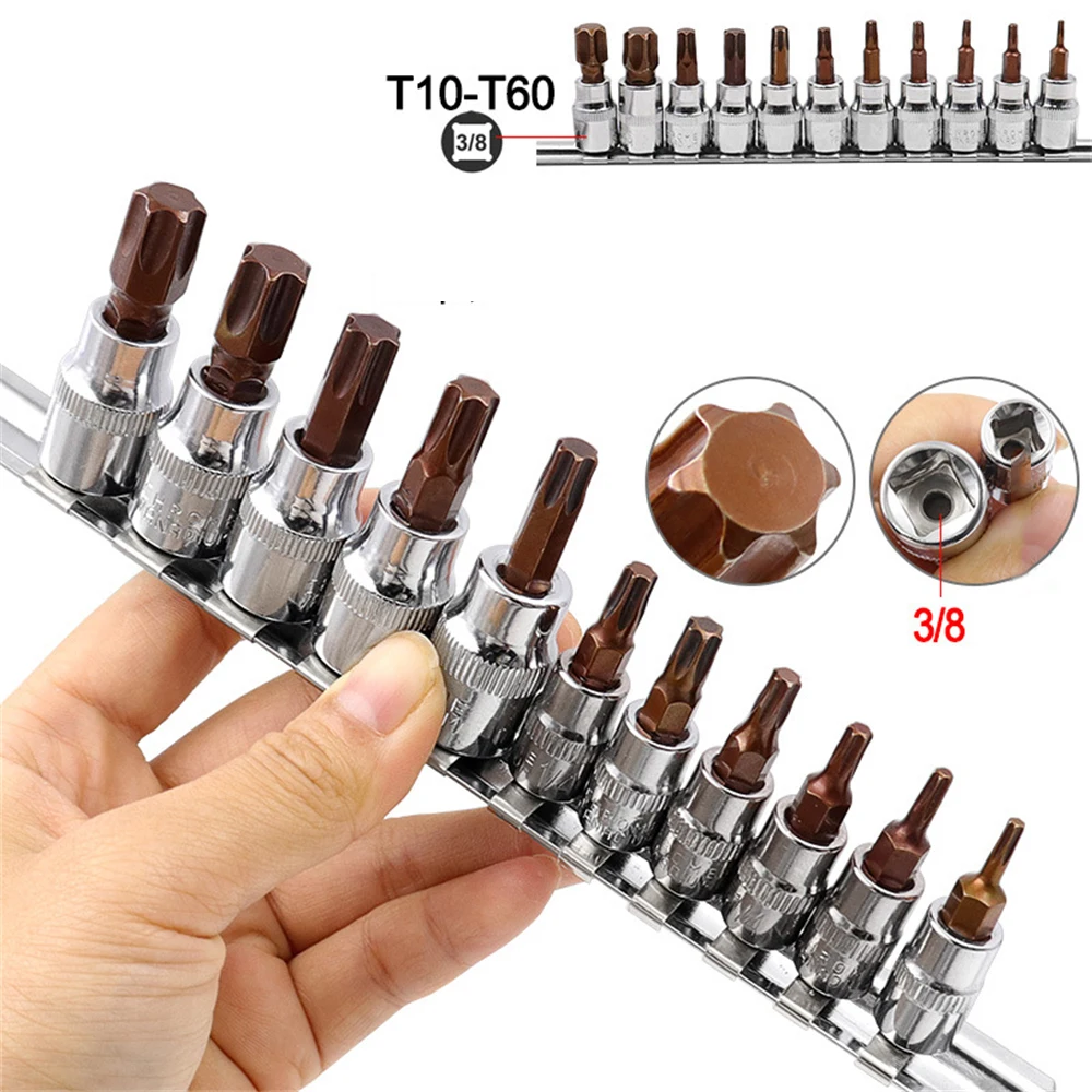 インパクト対応☆トルクス 12点セット☆T35～T100☆1/2 インパクト対応☆トルクス12点セット☆T35～ T100☆1/2 Amazon