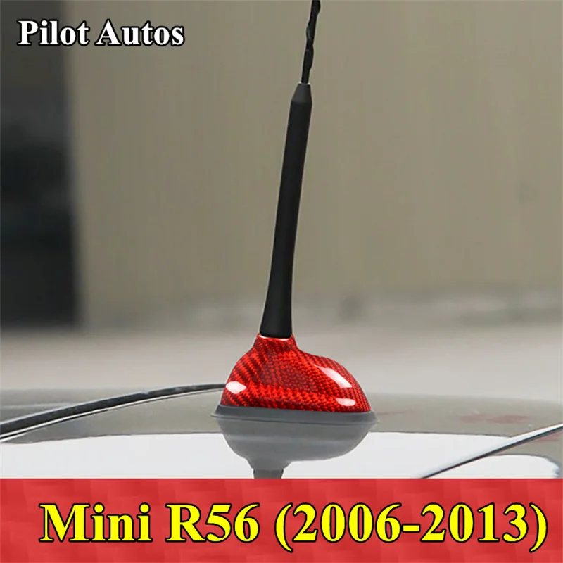 

Car Roof Signal Shark Fin Aerial Antenna Genuine Carbon Cover For Mini R56 2006 2007 2008 2009 2010 2011 2012 2013