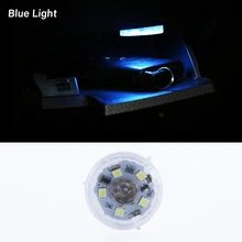 

1PC Car Mini Led Touch Switch Light Auto Wireless Ambient Lamp Portable Night Reading Light Car Roof Bulb Car Interior Light