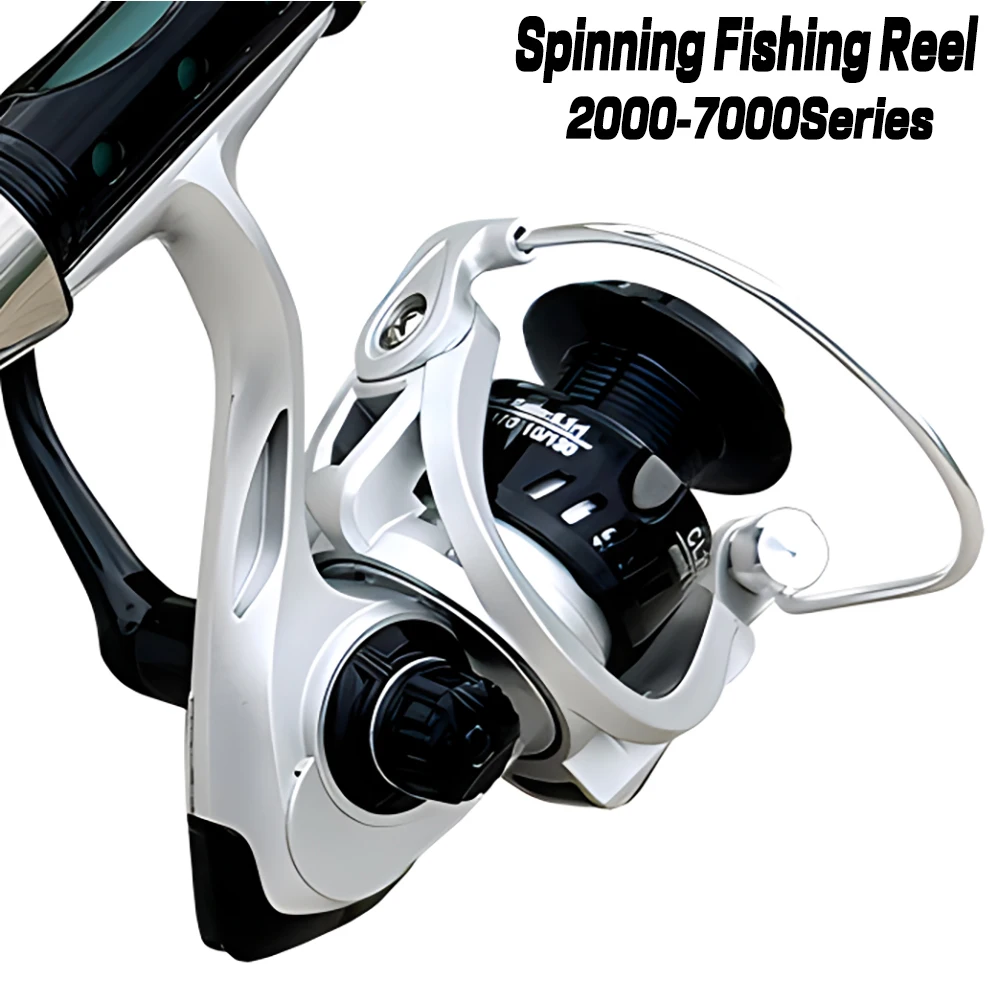 Spinning Fishing Reel 10kg Max 13BB Ball Bearings 5.2:1 Gear Ratio 2000-7000 For Perch Bass and Pike All Water spinning fishing reels,fishing reels