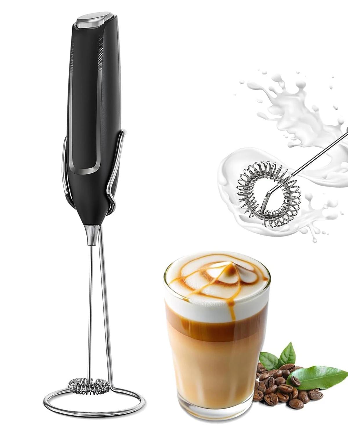 Electric Handheld Milk Frother 1