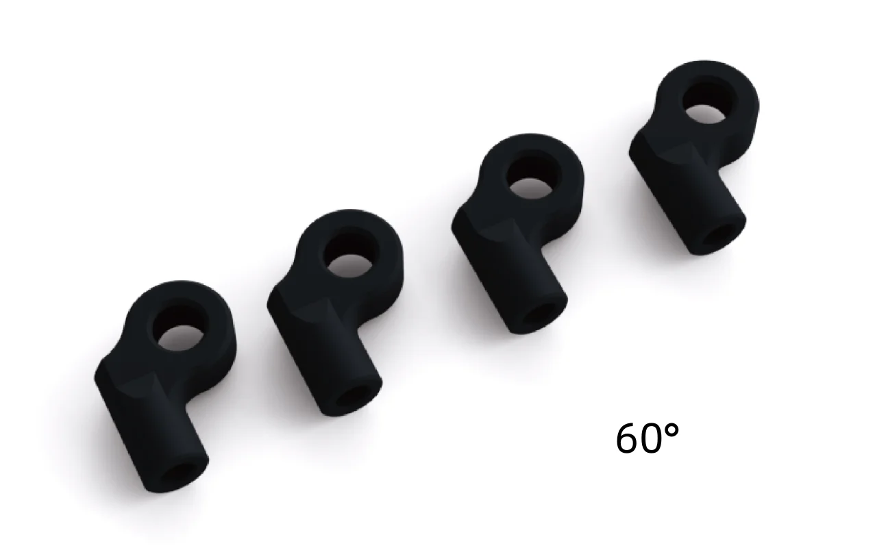 Ball End Cap for BMRX or BMRX-PRO (BMRXPRO026) Long Medium Short 60° 90° 4